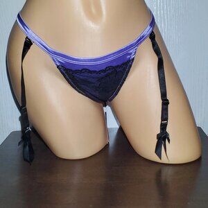 Victoria's Secret  Garter Thong Panties. New with Tags Size O/S